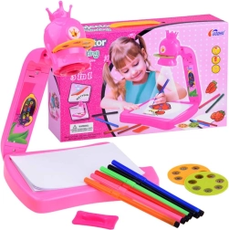 Dětský projektor na kreslení s korunkou a fixami