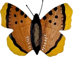 Dřevěná magnetka motýl velká 2Kids Toys