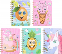 Linkovaný notes s očima 13x18 cm