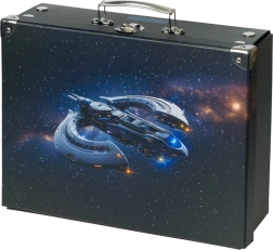 Baagl skládací školní kufřík Vesmírná loď