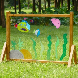 Masterkidz průhledná akrylová malířská tabule pro venkovní i vnitřní použití