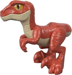 Dinosaurus JURSKÝ SVĚT raptor červený figurka
