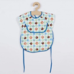 Dětský bryndák–zástěra New Baby 42 × 35 cm modrá