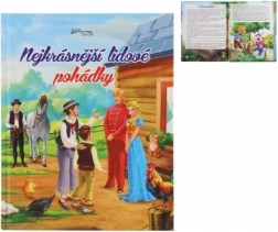 Knížka Nejkrásnější lidové pohádky, česká verze, 20 × 25 cm
