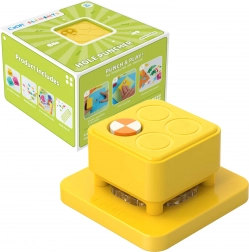 Regulovatelný děrovač CaDA – žlutý tvůrčí set 108 dílků