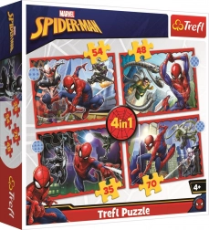 Puzzle 4v1 Heroický Spider-Man