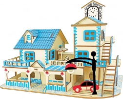 Dřevěné 3D puzzle Přímořská destinace