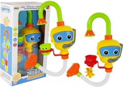 Barevný robot na koupání s vodopádem a šálky