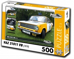 Puzzle Retro Auta VAZ 21011 VB 1979 500 dílků