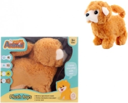 Chodící plyšová opice na baterie