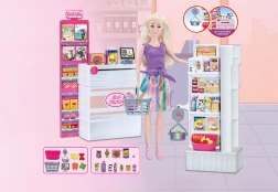 Panenka prodavačka 30 cm s obchodem a doplňky