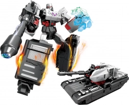 Autorobot Tank King černý 19 cm