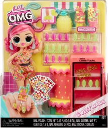 L.O.L. Surprise O.M.G. Sweet Nails Pinky Pops – ovocný nail art set s panenkou