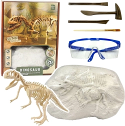 Paleontologická sada – vykopávky dinosauřího kosterního modelu s nástroji