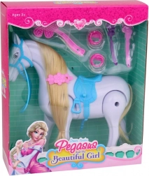 Interaktivní kůň s hřebenem a hudbou