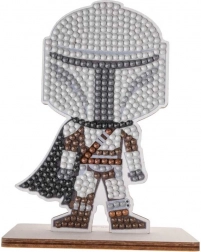 diamantové malování crystal art buddies star wars: the mandalorian – samostatná dekorativní figurka