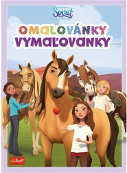 Omalovánky spirit – koně 20 × 27,3 cm, 24 stran