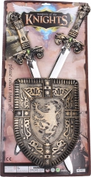 Dětský set štítu a dvou mečů 60 cm