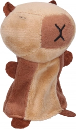 Vyskakovací plyšová kapybara 10 cm se světelnými efekty