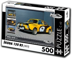 Puzzle Retro-Auta Škoda 130 RS 500 dílků