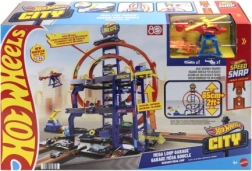 Hot Wheels City maxi garáž s dvojitou smyčkou