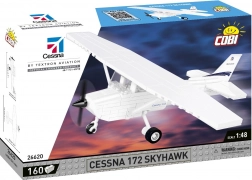 Cobi stavebnice Cessna 172 Skyhawk 160 kostek bílá