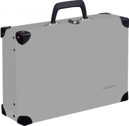 Kufřík PASTELINI z laminu, šedý