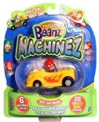 Mighty Beanz Machinez závodní autíčko se sběratelskou fazolí