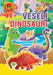 Veselí dinosauři - Kniha aktivit s nálepkami pro děti