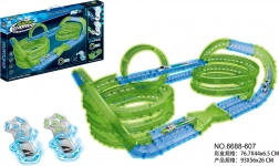 svítící závodní dráha do tmy, 83 dílů