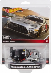 Replika závodního auta Mercedes Hot Wheels 1:43