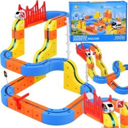 Magnetická modulární závodní dráha s magnetickým vozidlem pro děti