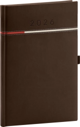Týdenní diář Tomy hnědo-červený 2026