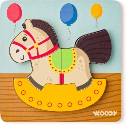 Skládačka Koník na houpačce