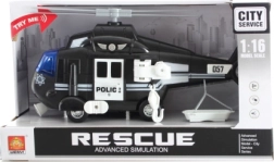 Policejní helikoptéra na baterie se světlem a zvukem