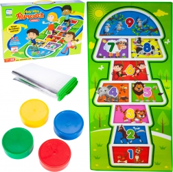 Hra skákací panák – hrací podložka