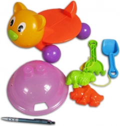 Tahadlo Kočička s příslušenstvím na písek