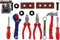 Dětská sada plastového nářadí v sáčku, 2 barvy (21 × 24 × 5 cm)