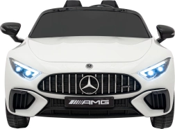 Dětské elektrické auto Mercedes-Benz AMG SL63 – Bílá