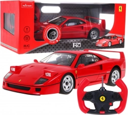 Rastar Ferrari F40 auto na dálkové ovládání 1:14, červené