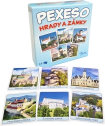 pexeso hrady a zámky v krabičce