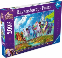 puzzle XXL 200 dílků RAVENSBURGER – UNICORN ACADEMY (Akademie jednorožců)