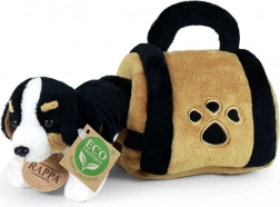 Plyšový bernský salašnický pes v přepravce 15 cm eco-friendly
