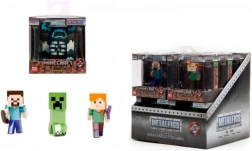 Minecraft kovová sběratelská figurka 6,5 cm – Steve, Alex, Creeper nebo Warden