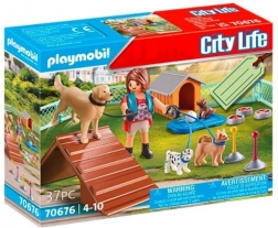 dárková sada playmobil city life trenérka psů