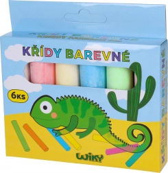 Barevné chodníkové křídy 6 ks