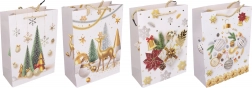 Dárková taška S 18 × 24 × 8,5 cm – vánoční motivy