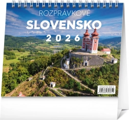 Stolní kalendář Rozprávkové Slovensko 2026