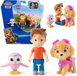 Paw Patrol figurky Skye, Alex Porter a sovička