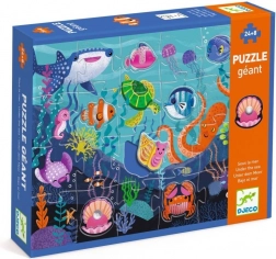 Djeco puzzle tactilo moře 24 + 8 dílků